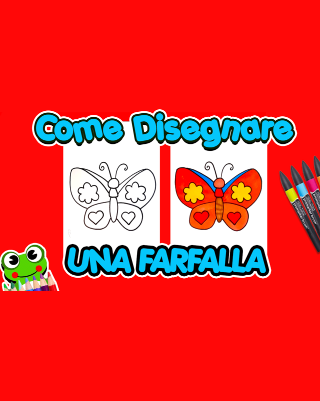 Come disegnare una farfalla