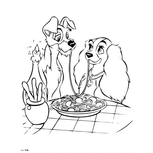 29 Disegni Lilli E Il Vagabondo Da Colorare