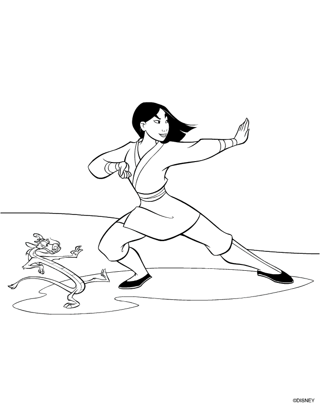 57 Disegni Mulan Da Colorare