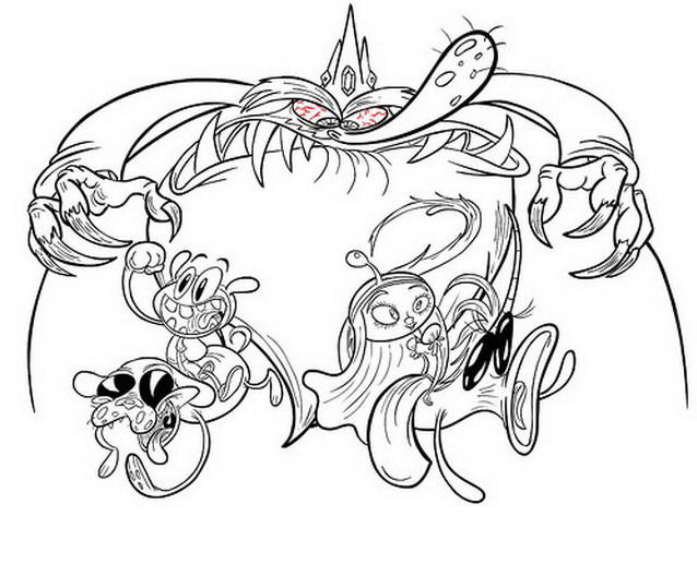 14 Disegni Adventure Time Da Colorare