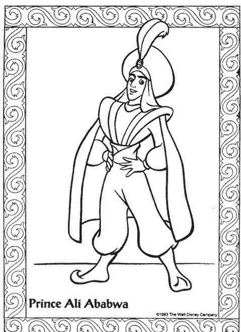 Aladdin Disney Disegno Da Colorare Disegni Da Colorare Disney Disegni