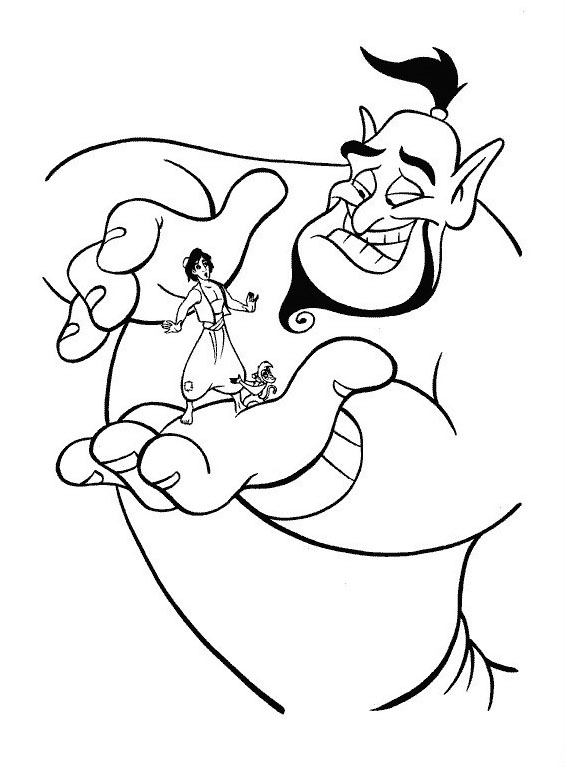 78 Disegni Aladdin Da Stampare E Colorare