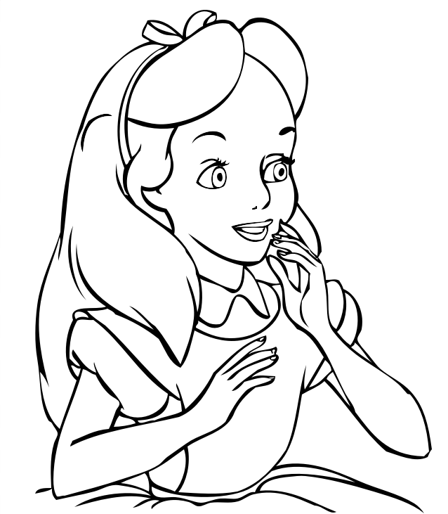 49 Disegni Alice In Wonderland Da Stampare E Colorare