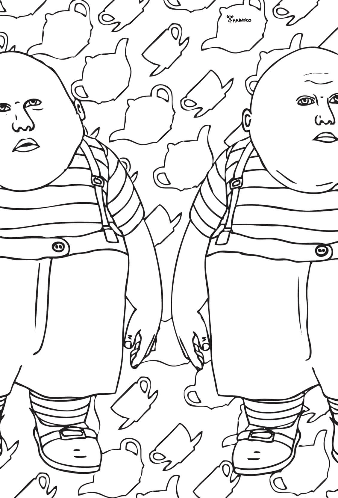 Alice In Wonderland Disegni Da Colorare