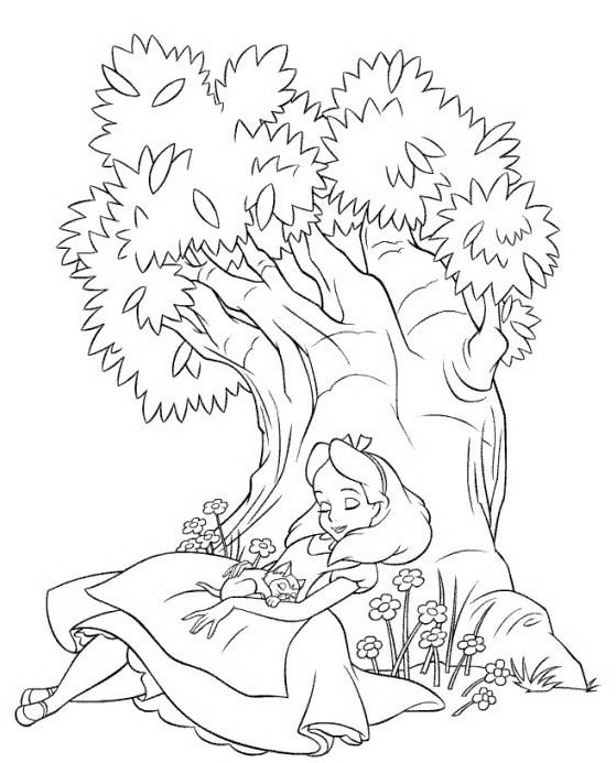 49 Disegni Alice In Wonderland Da Stampare E Colorare