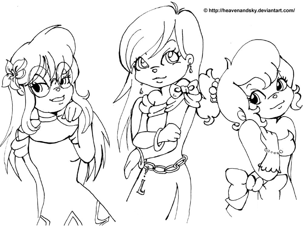 22 Disegni Alvin Superstar And The Chipmunks Da Colorare