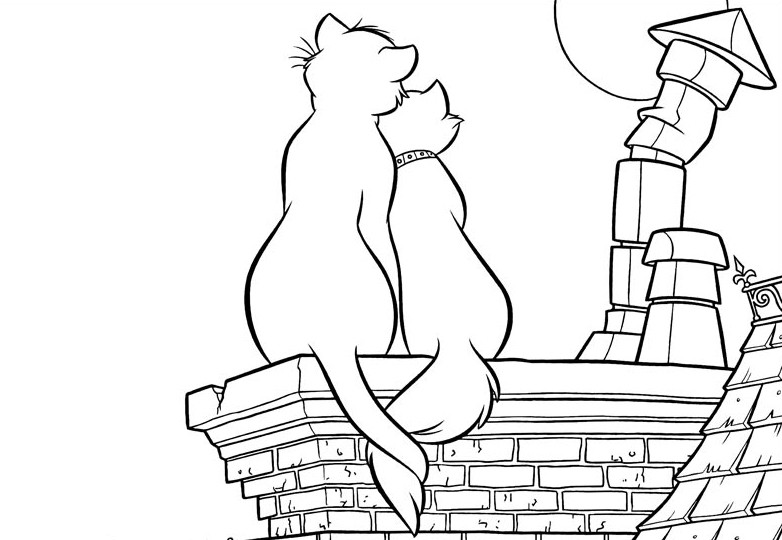 19 Disegni Aristogatti Da Colorare Per Bambini