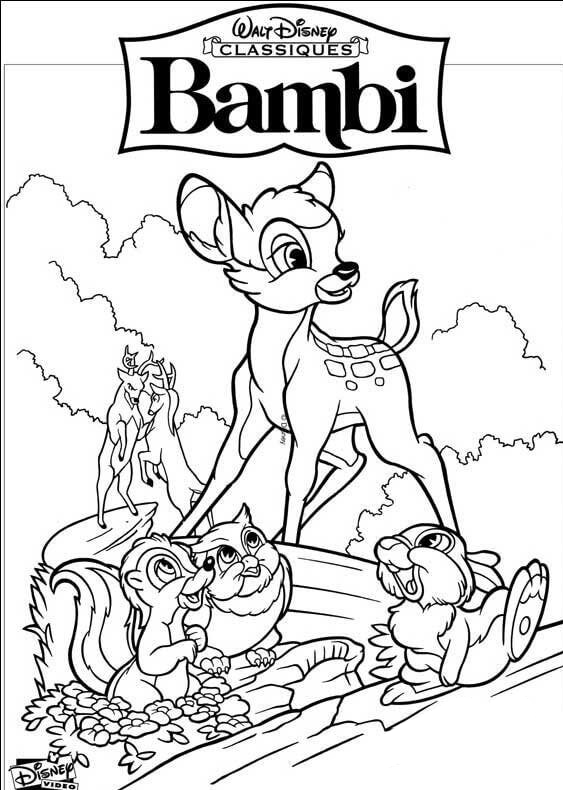 come disegnare bambi