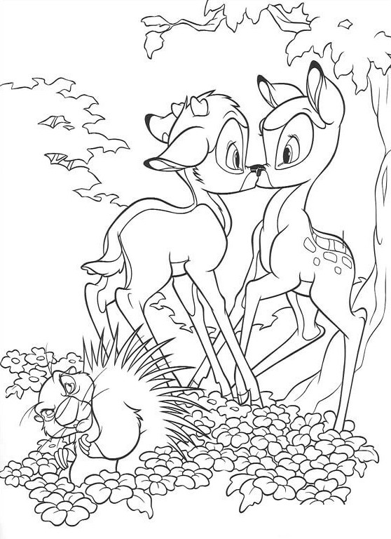 67 Disegni Bambi Da Colorare Per Bambini