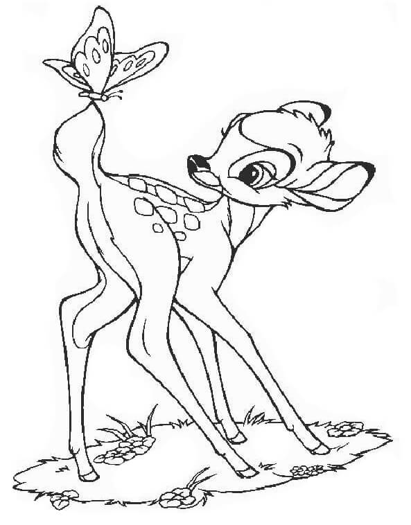 67 Disegni Bambi Da Colorare Per Bambini