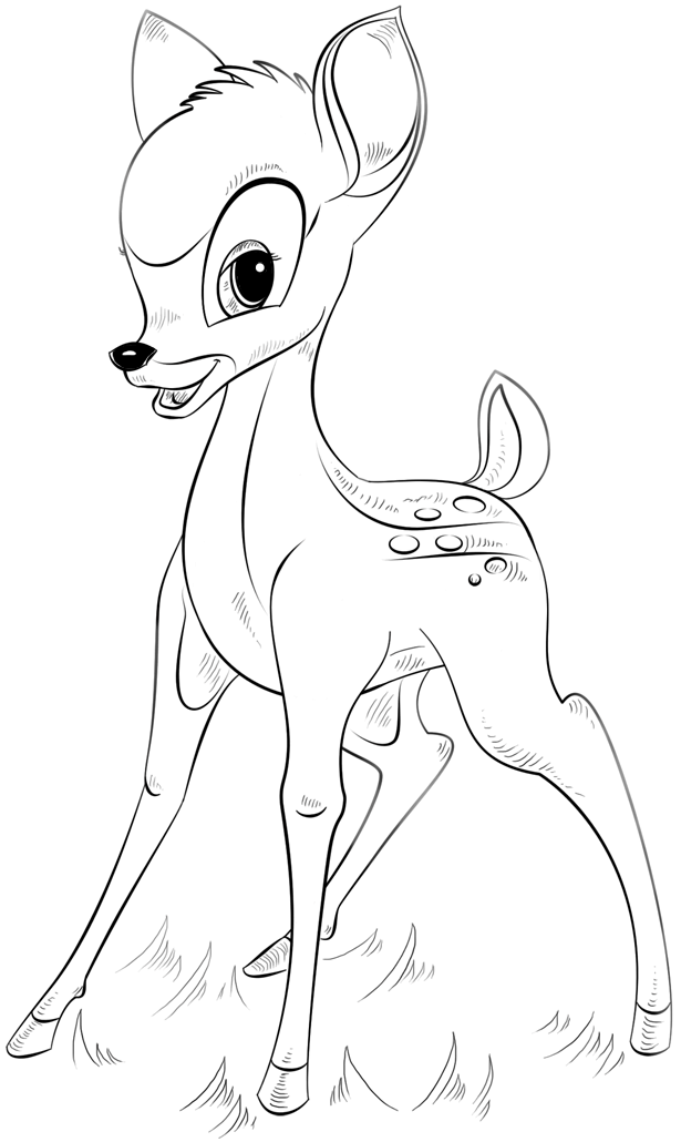 67 Disegni Bambi Da Colorare Per Bambini