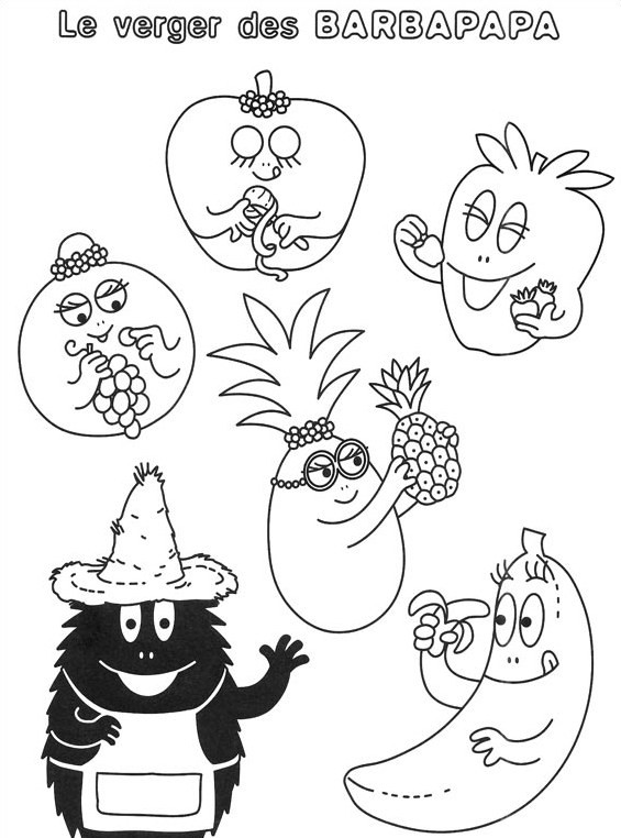 57 Disegni Barbapapa Da Colorare Gratis Per Bambini