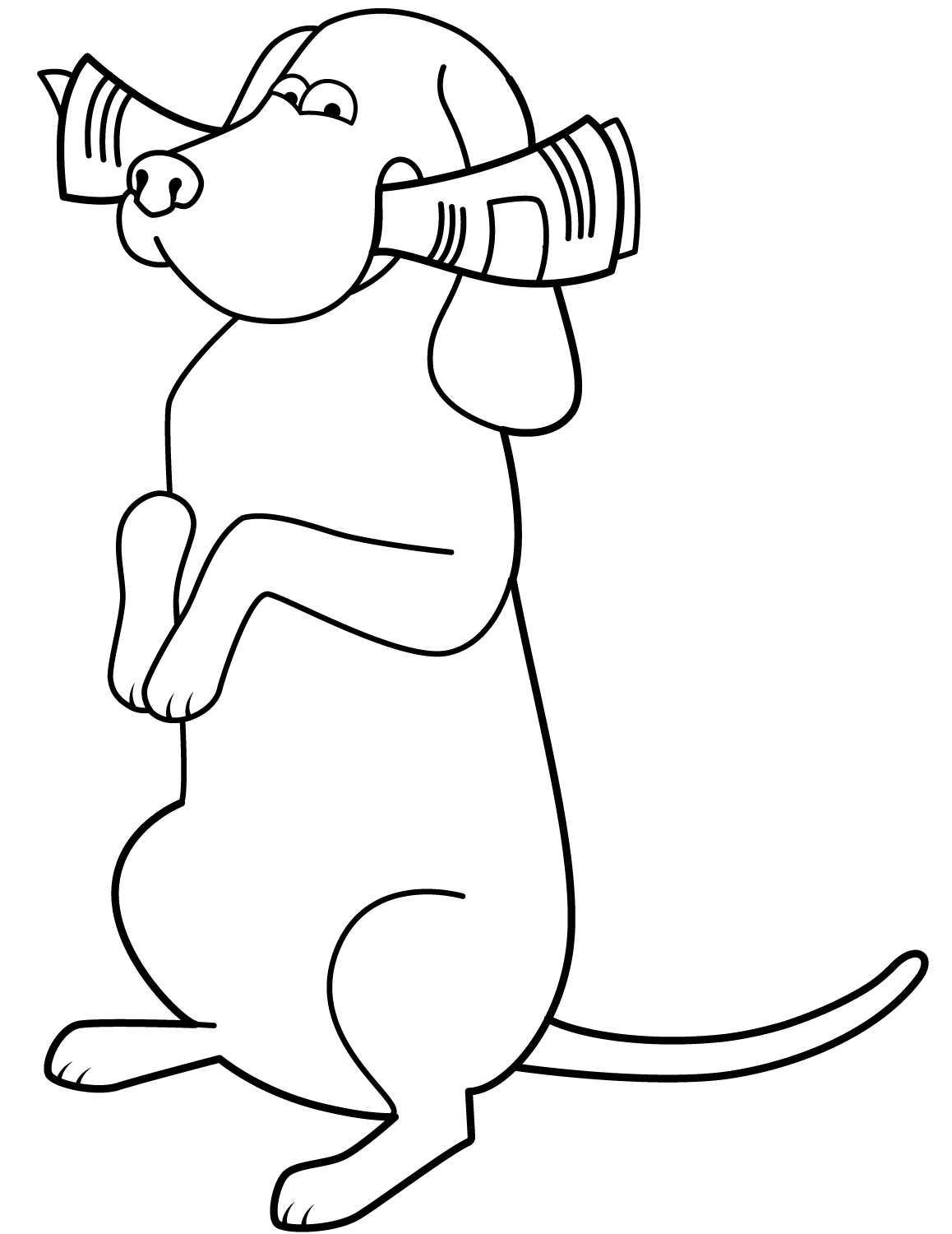 47 Disegni Cani Simpatici E Divertenti Da Colorare