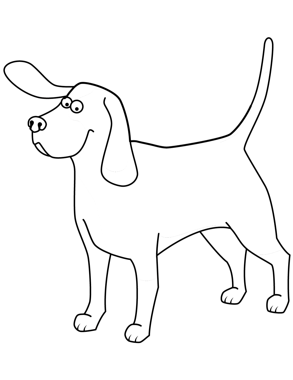 47 Disegni Cani Simpatici E Divertenti Da Colorare