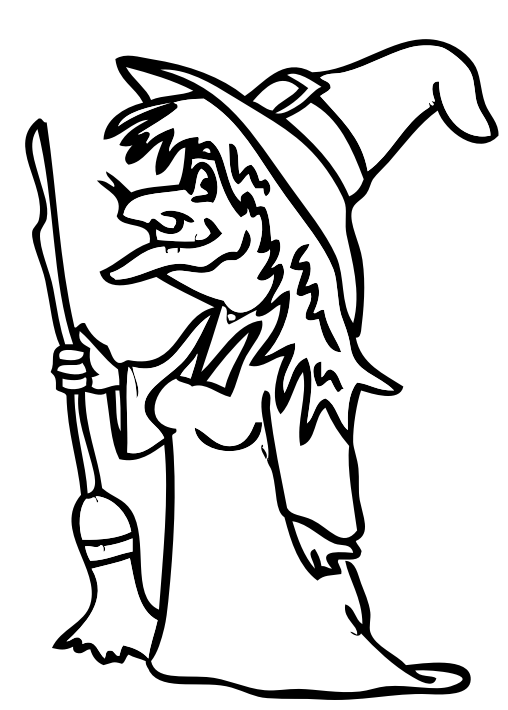 23 Disegni Befana da colorare