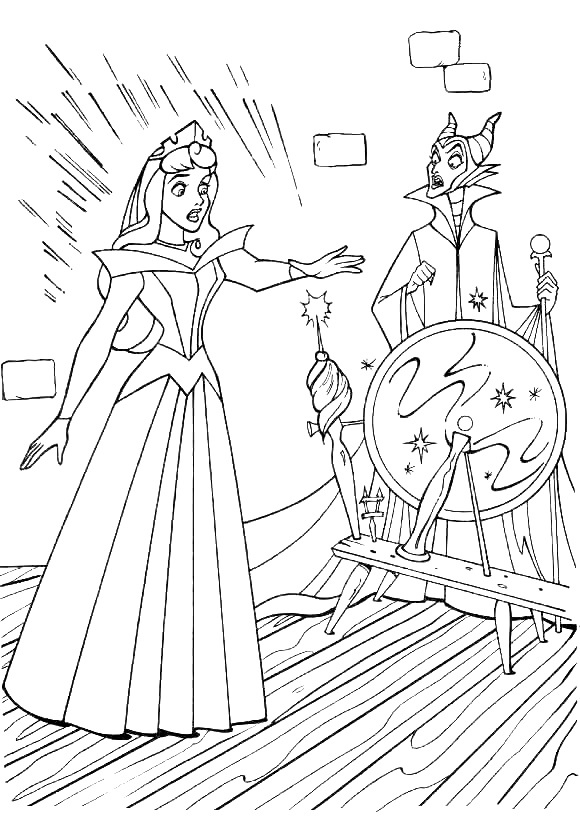 29 Disegni La Bella Addormentata Da Colorare