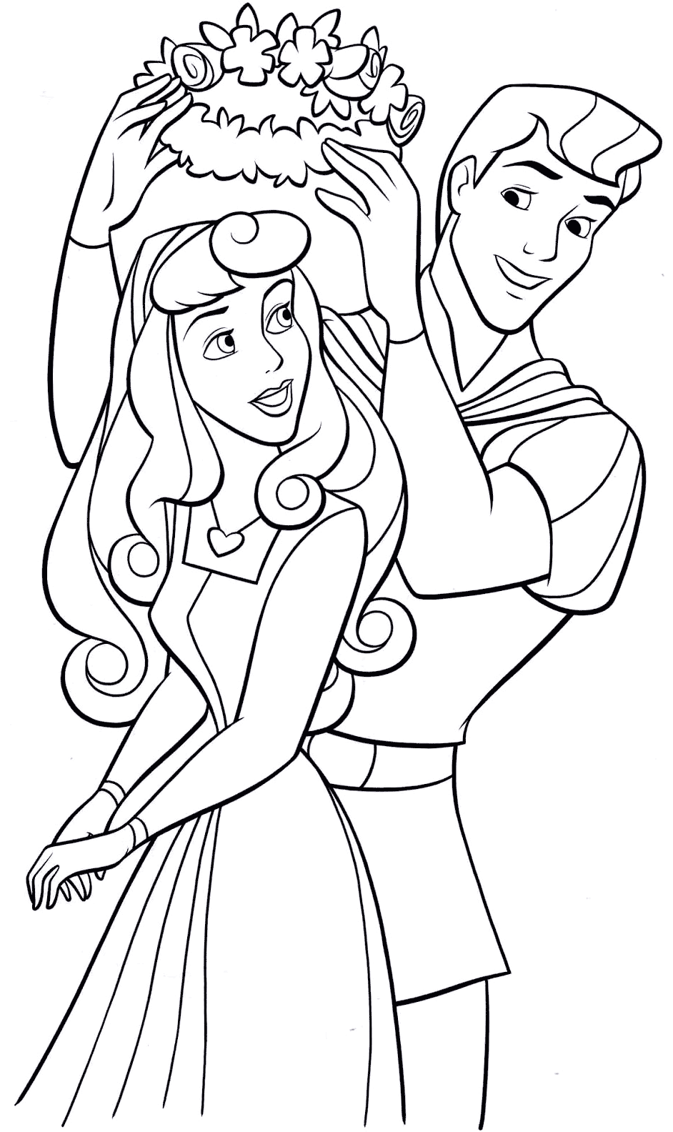 bella addormentata da colorare - 4 29 Disegni La Bella Addormentata da Colorare