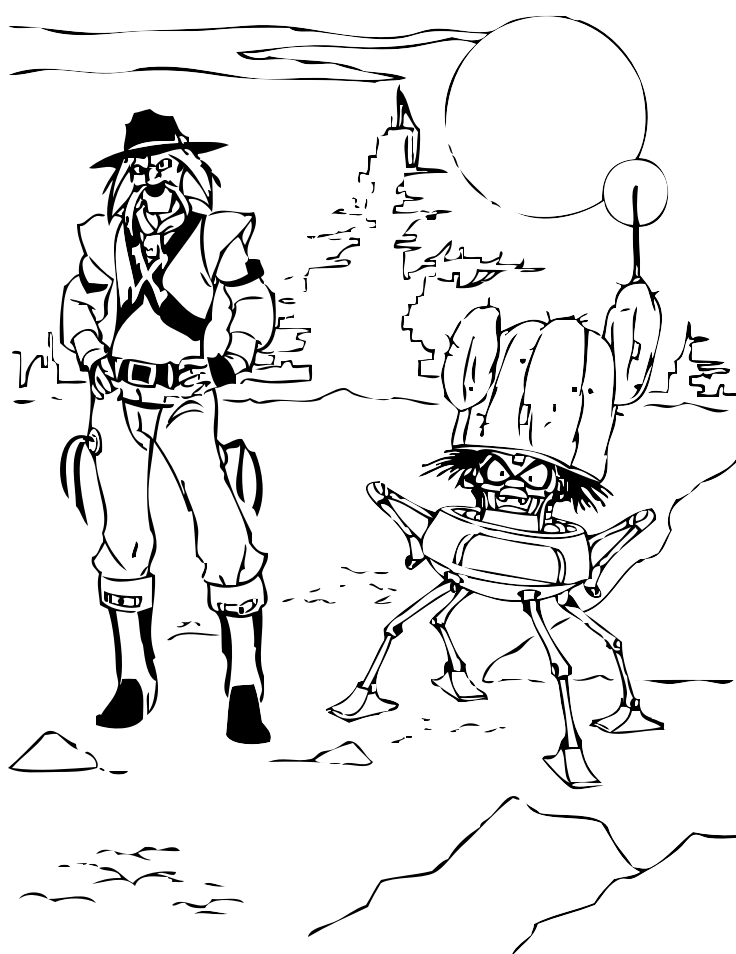 10 Disegni Bravestarr da Colorare