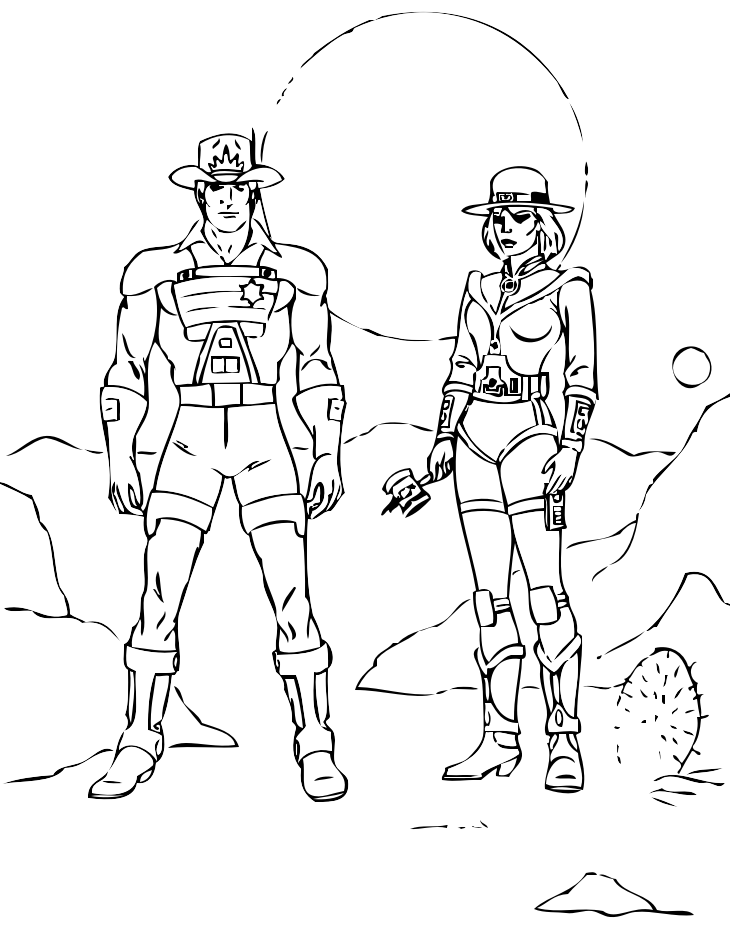 Bravestarr Coloring Pages Coloring Pages