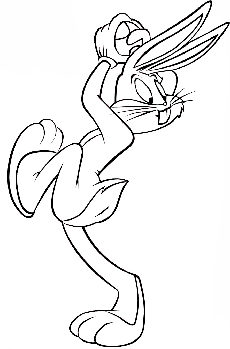 15 Disegni di Bugs Bunny da colorare