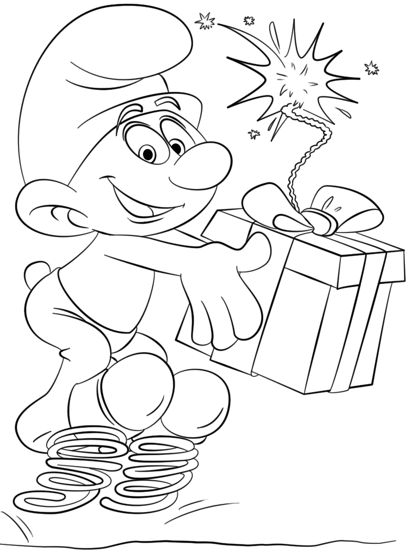 43 Disegni Puffi da Colorare
