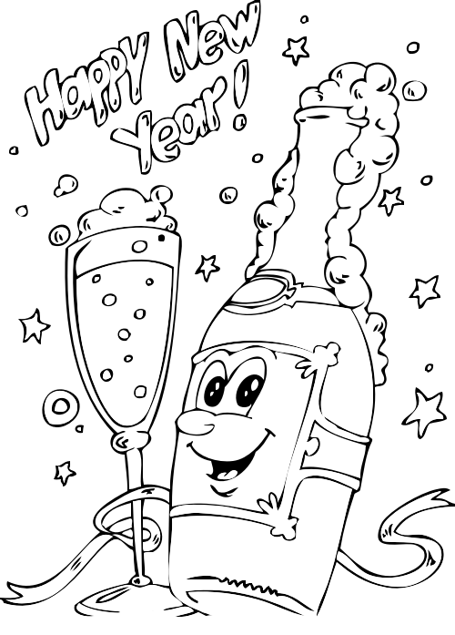 22 Disegni Capodanno Da Colorare