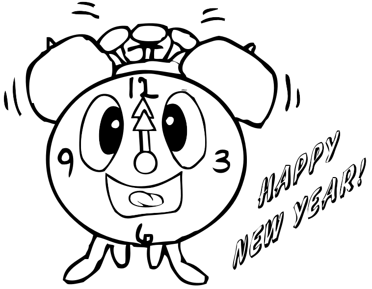 22 Disegni Capodanno Da Colorare