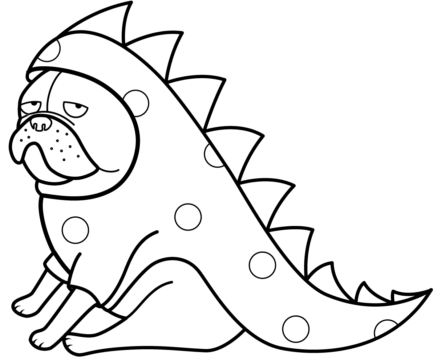 47 Disegni Cani Simpatici E Divertenti Da Colorare