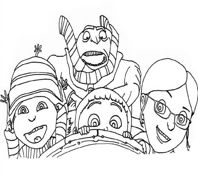 43 Disegni Cattivissimo Me Da Colorare Gratis
