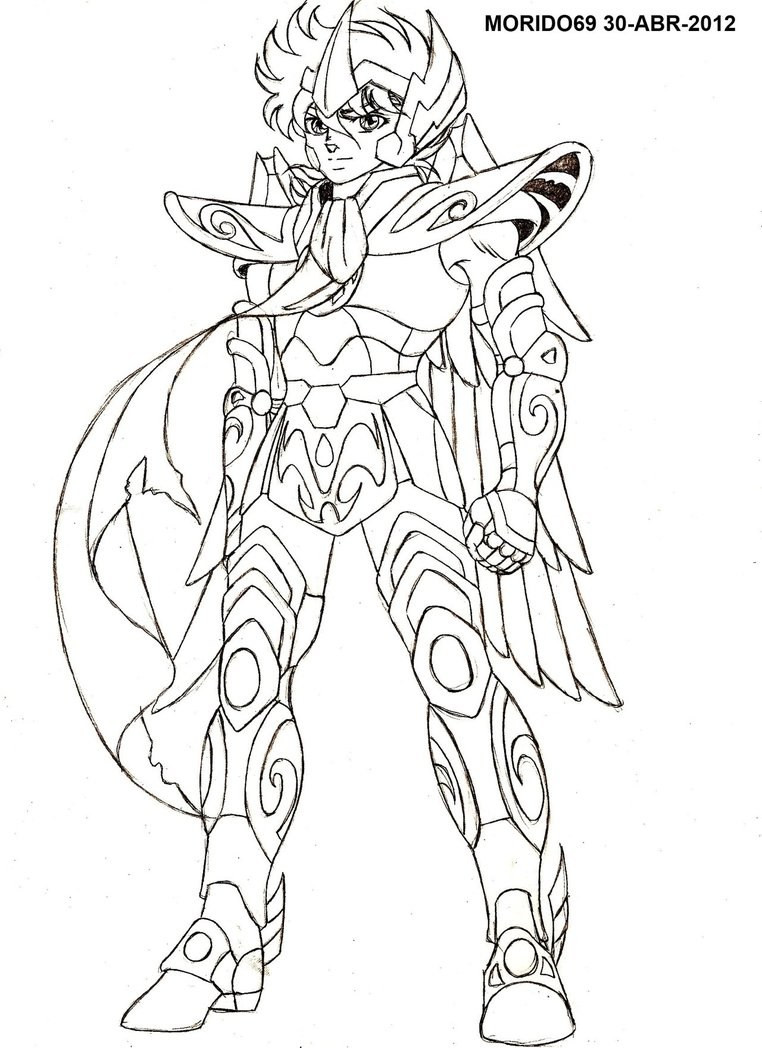 19 Disegni Cavalieri Dello Zodiaco Da Colorare