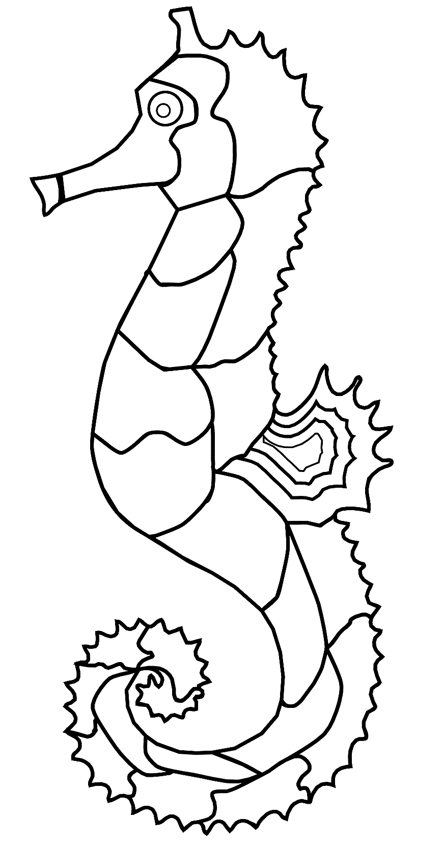 13 Disegni Cavalluccio Marino Da Colorare Per Bambini