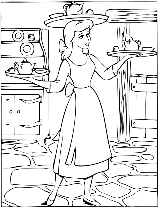18 Disegni Cenerentola Da Colorare