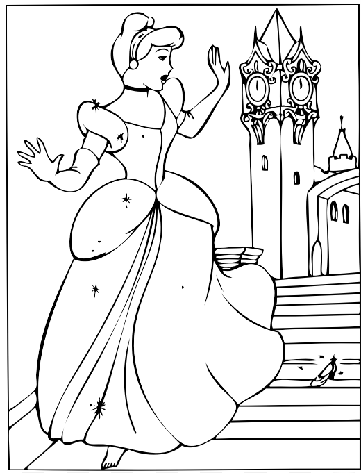 18 Disegni Cenerentola Da Colorare