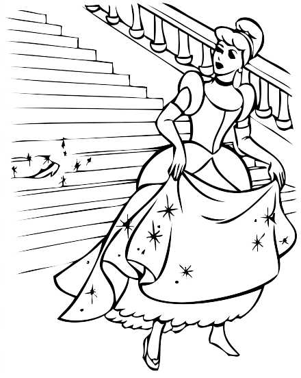 18 Disegni Cenerentola Da Colorare