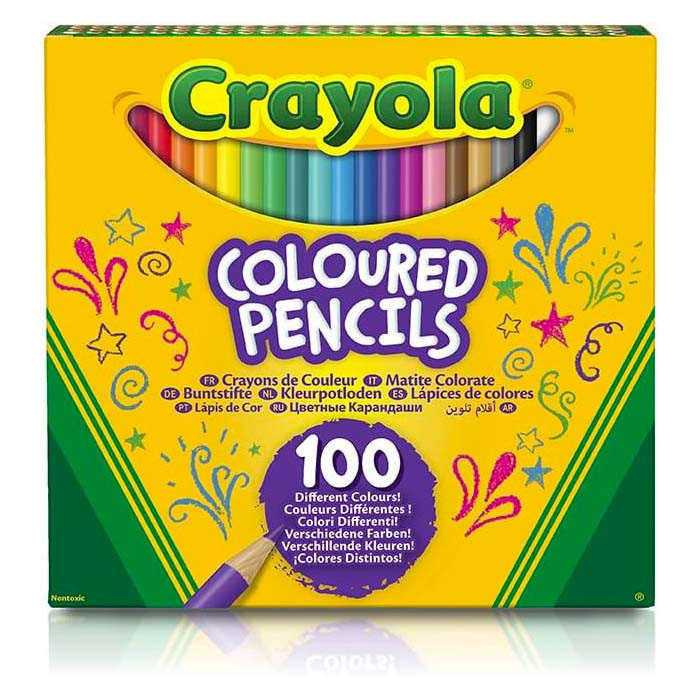 Crayola Set 100 Matite Colorate per Bambini