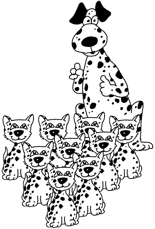 47 Disegni Cani Simpatici E Divertenti Da Colorare