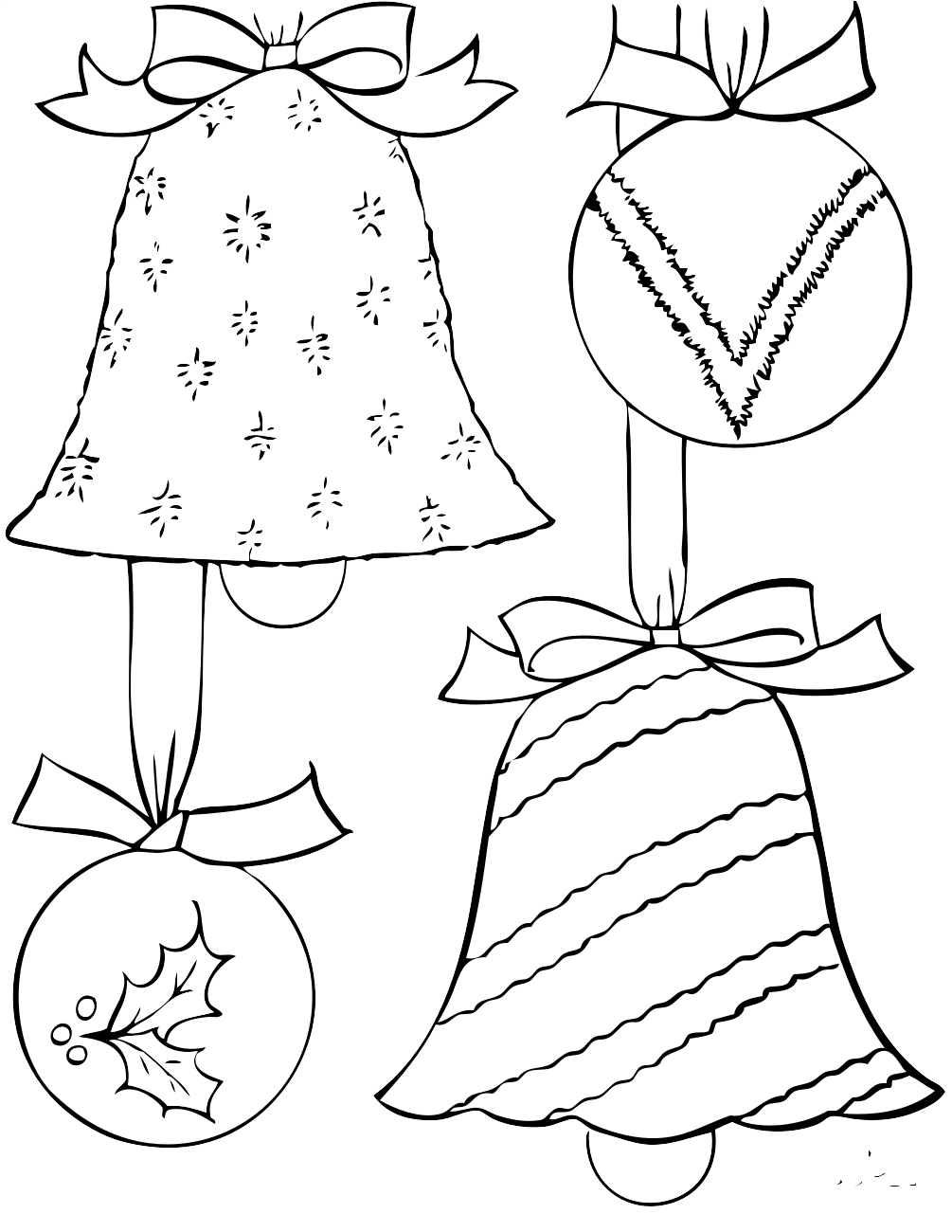 Decorazione Di Natale Da Colorare 60 Disegni Decorazioni Natale da colorare
