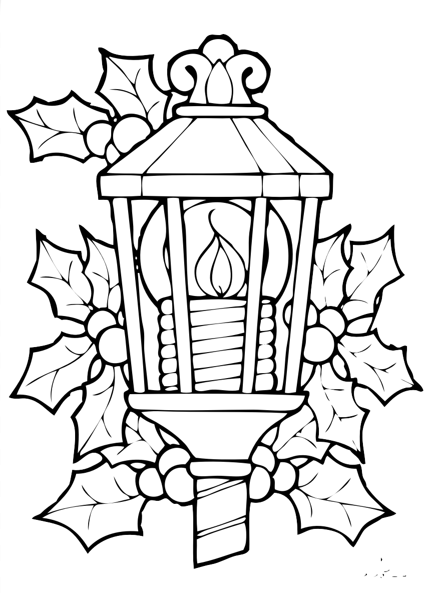Decorazione Di Natale Da Colorare 60 Disegni Decorazioni Natale da colorare