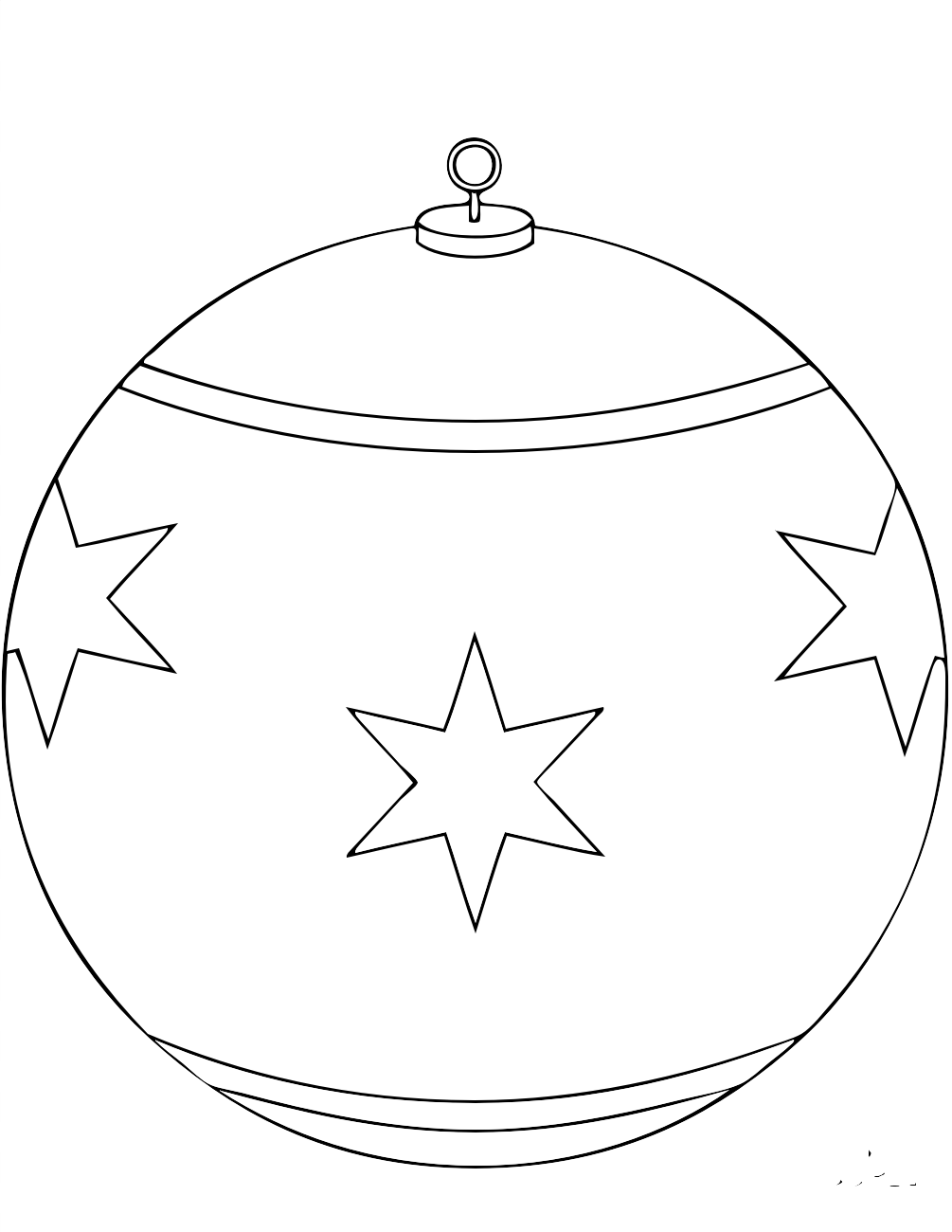 Рисунок новогоднюю игрушку