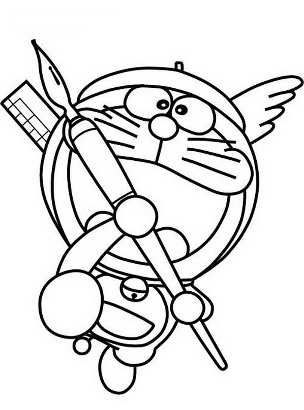 23 Disegni Doraemon Da Colorare