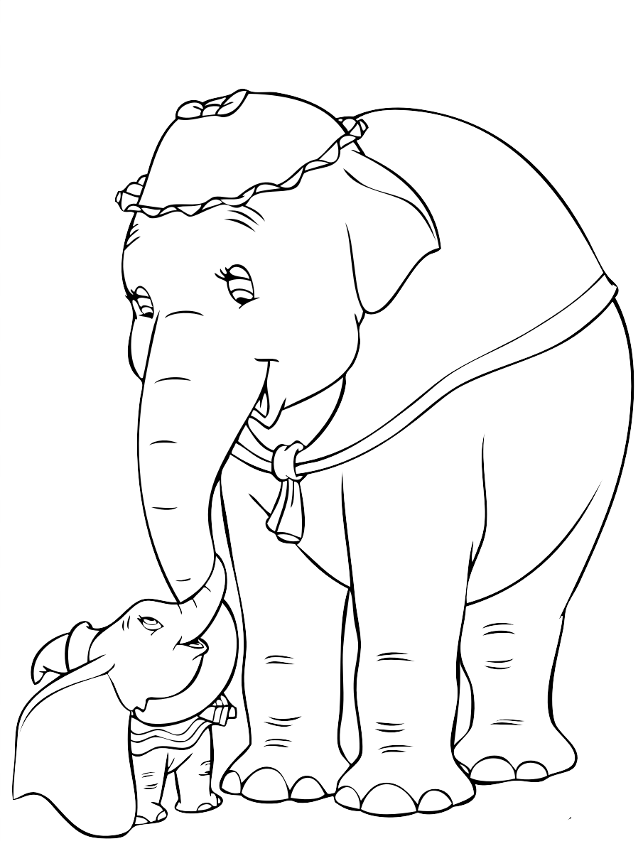 25 Disegni Dumbo Da Colorare Per Bambini