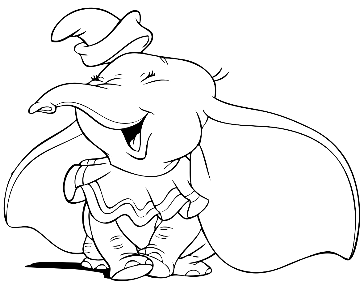 25 Disegni Dumbo Da Colorare Per Bambini