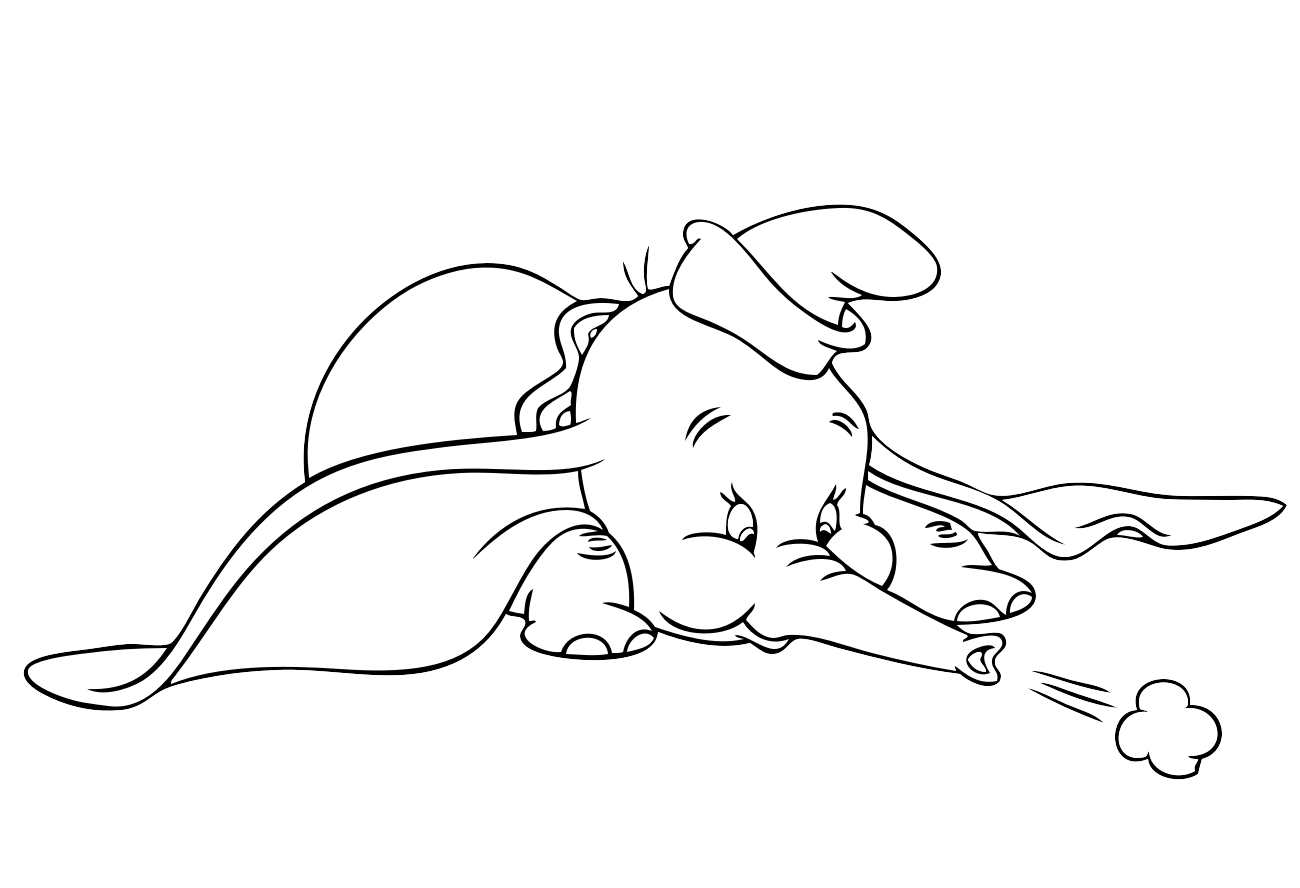 25 Disegni Dumbo Da Colorare Per Bambini