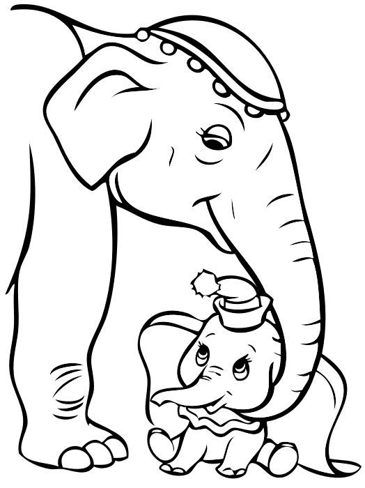 25 Disegni Dumbo Da Colorare Per Bambini
