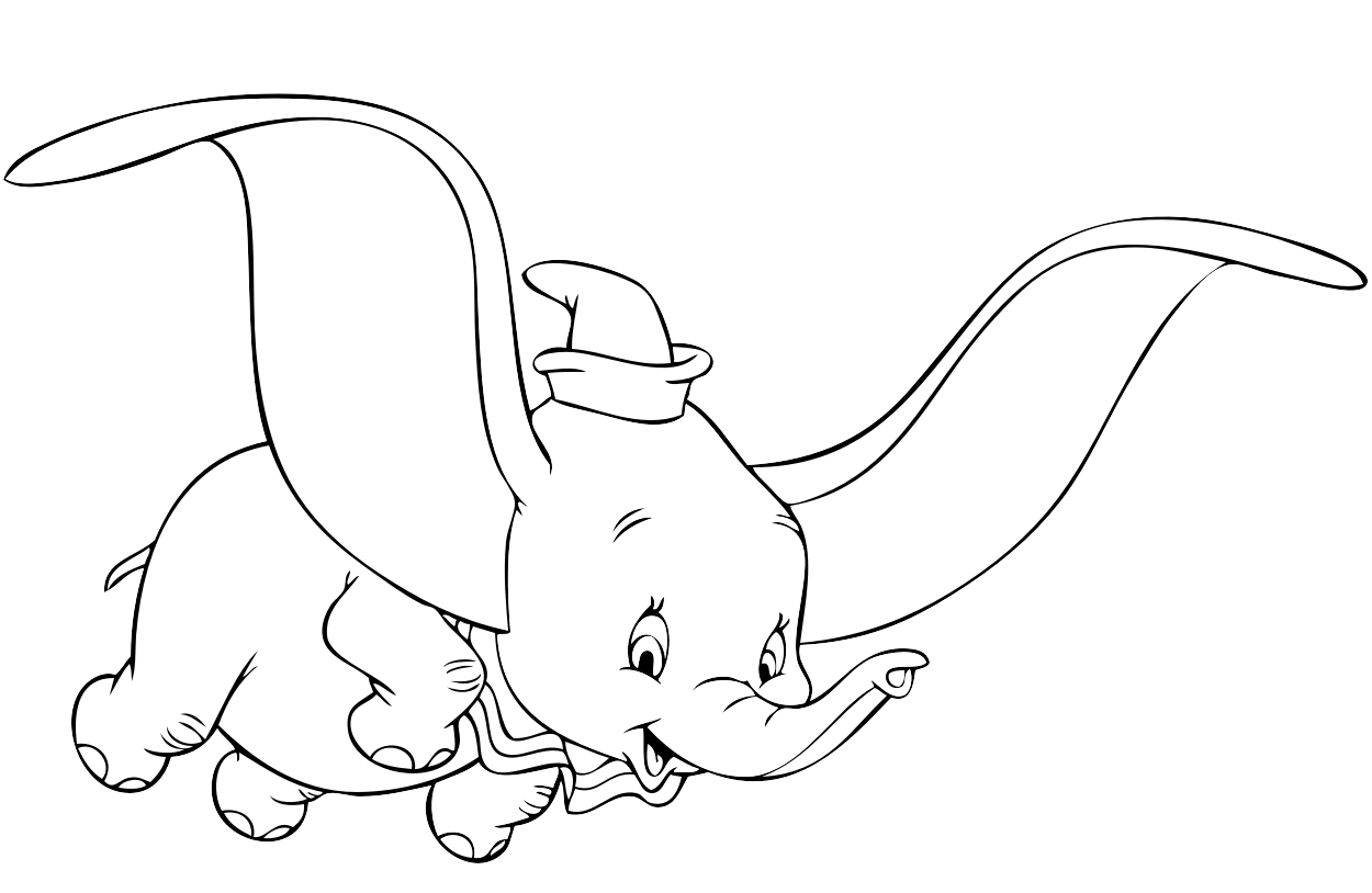 Disegni Da Colorare Dumbo Walt Disney Best Immagini Coloring Book
