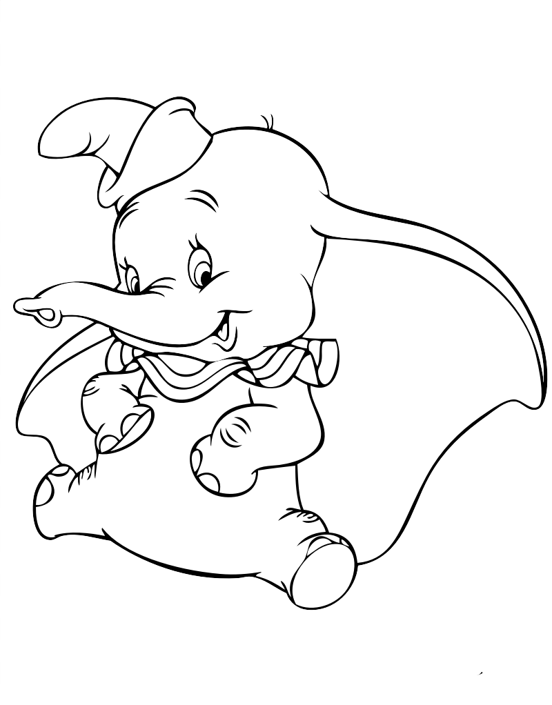 25 Disegni Dumbo Da Colorare Per Bambini
