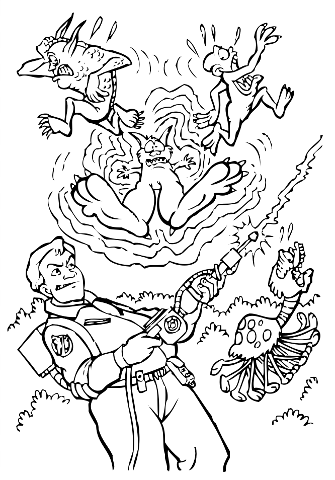 14 disegni ghostbuster da colorare per bambini