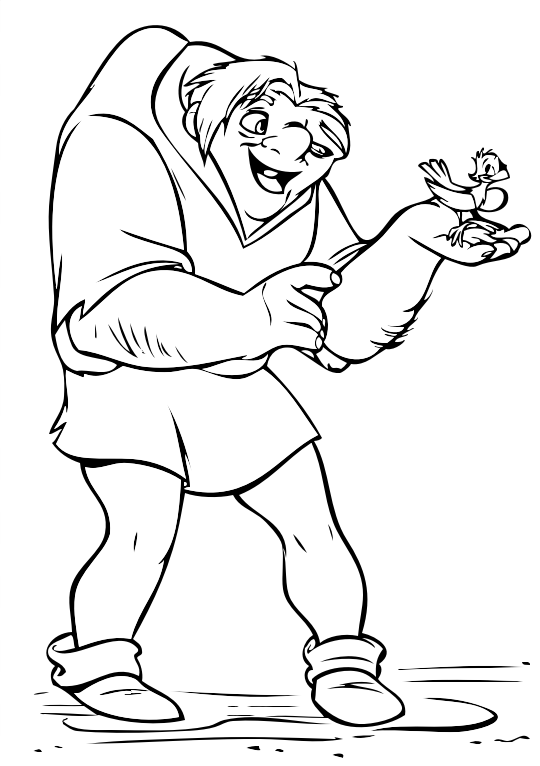 13 Disegni Gobbo Di Notre Dame Da Colorare