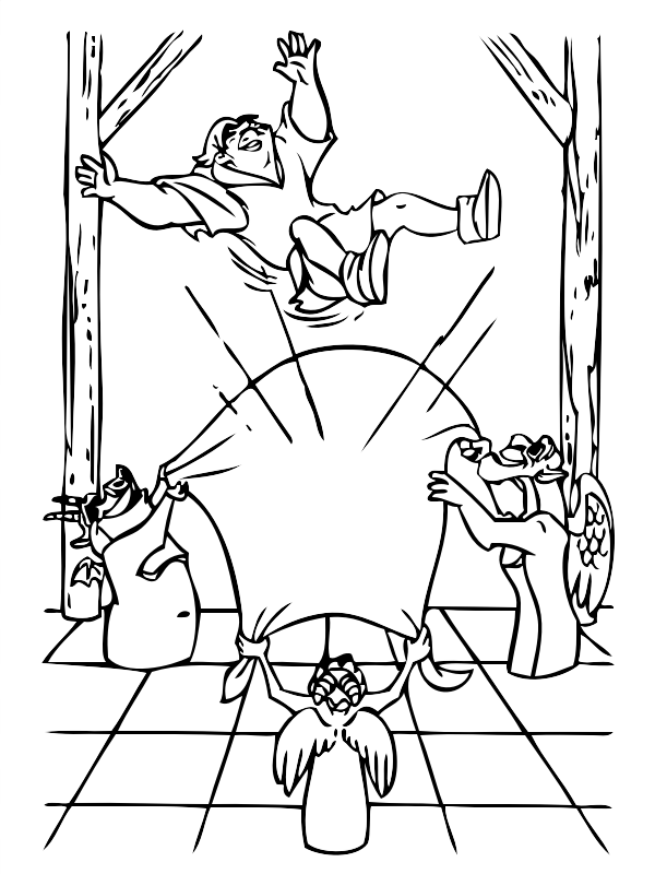 13 Disegni Gobbo Di Notre Dame Da Colorare