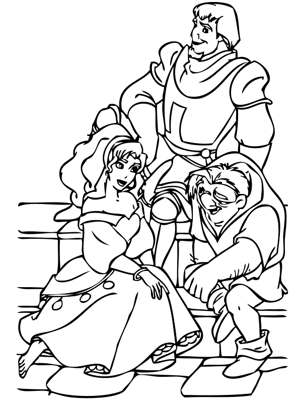 13 Disegni Gobbo Di Notre Dame Da Colorare